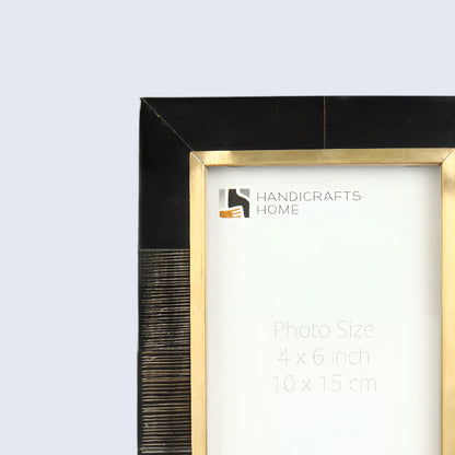 Horn Inlay Shagrin Picture Photo Frames Brown, 4x6 5x7 – Wholesale picture frames