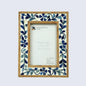 Alhambra Collection 4x6 Bone & Resin Inlay Picture Frame