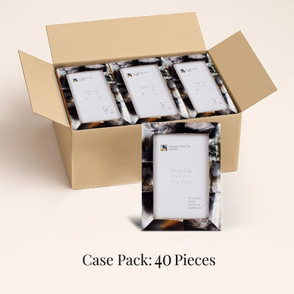 Decorative Picture Frames Essence Black, 4x6, Pack of 40