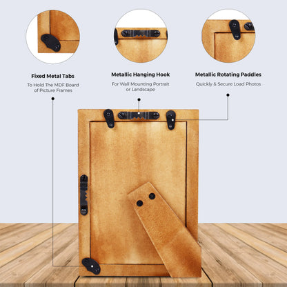 Picture Frames Fairground Exhibit Pattern Bone Inlay Collection in 2 Sizes – Wholesale picture frames