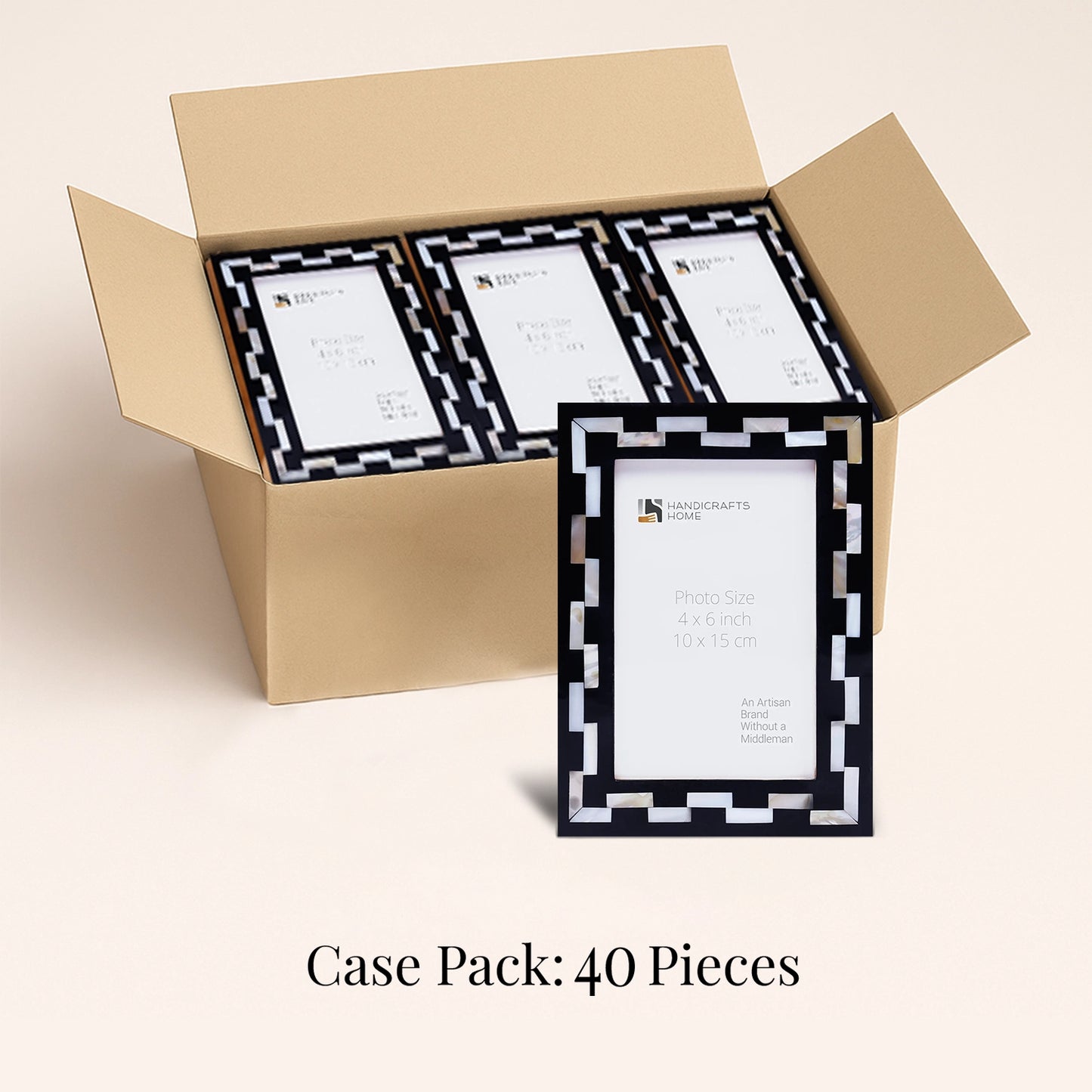 Decorative Picture Frames Pearlescent Tiptoe, Pack of 40