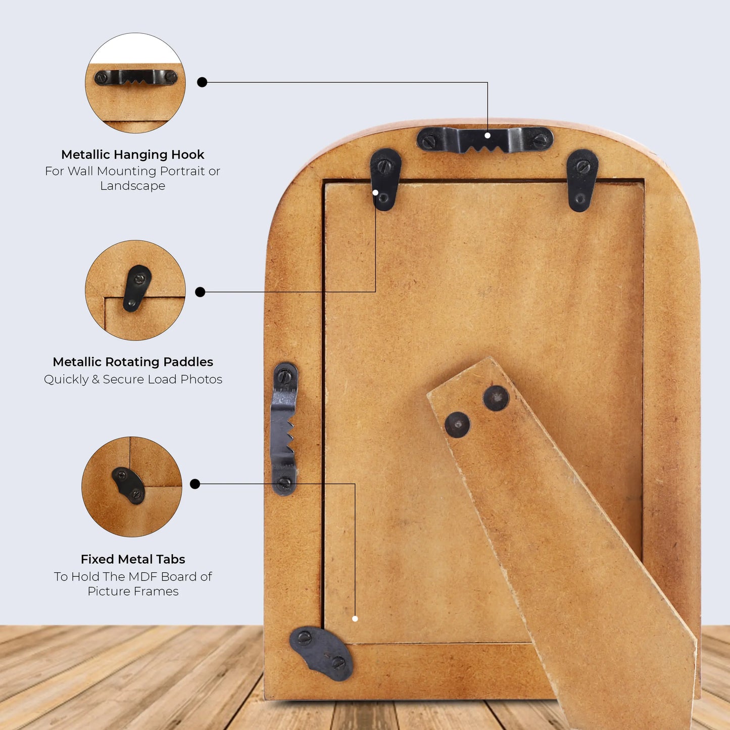 Picture Frames Palace Well Pattern Bone Inlay Collection in 2 Sizes – Wholesale picture frames