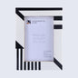 Black & White Resin Inlay Picture frame Silhouette Shaped Collection in 4x6 & 5x7