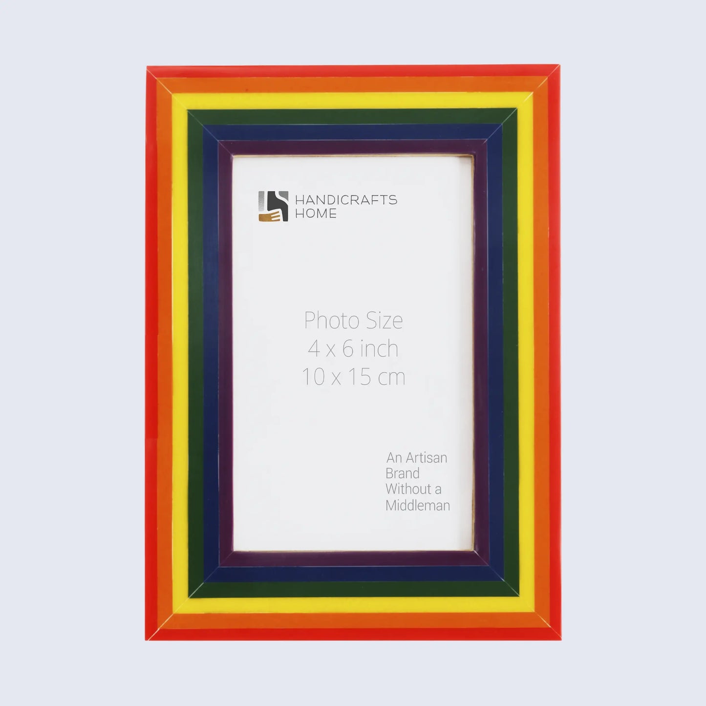 Handmade Spectrum Pride Collection Picture Frame- 4x6, 5x7, 8x10