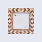 Taj Pattern Baby Picture Frame Handmade Wall Hanging Decor - 4x4 | Available in 3 Colors