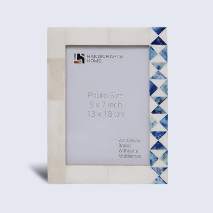 White & Blue Bone Inlay Picture Frame - 4x6 & 5x7 – Wholesale picture frames