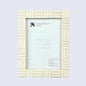 White Bone Brick Pattern Frame 4x6 & 5x7 – Vintage Boho Décor – Wholesale picture frames