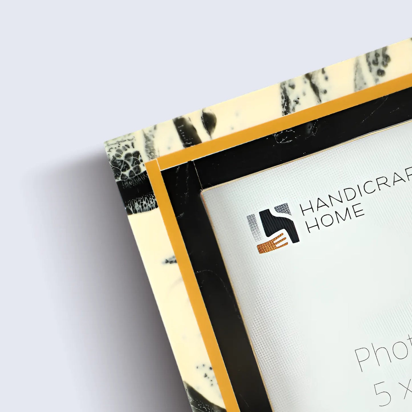 Black Abstract Ink Resin Inlay Picture Frame in 4x6 & 5x7 – Wholesale picture frames