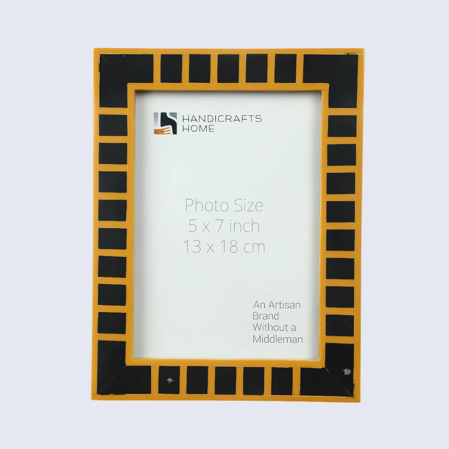 Black Square Resin Inlay Picture Frame 4x6 & 5x7 – Wholesale picture frames