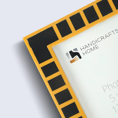 Black Square Resin Inlay Picture Frame 4x6 & 5x7 – Wholesale picture frames