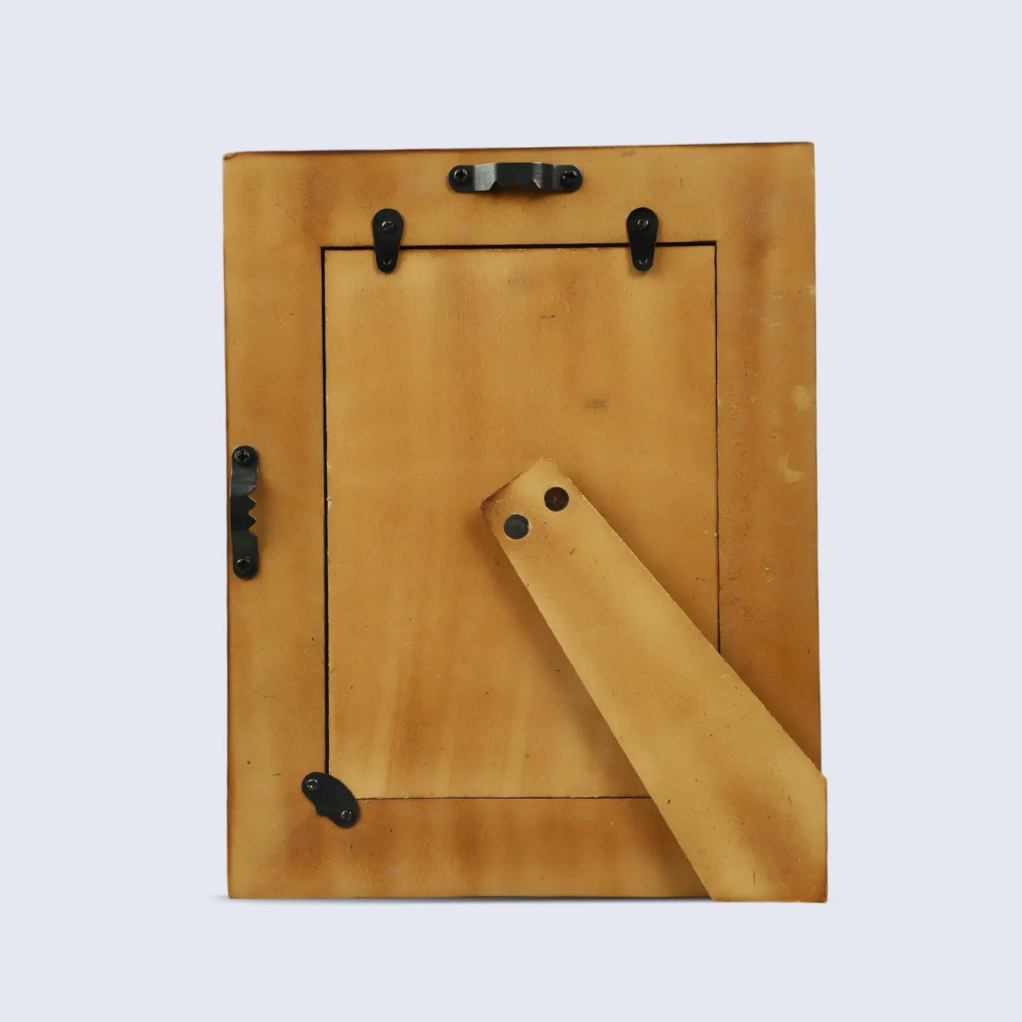 Black & White Square Resin Inlay Photo Frame – 5x7