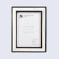 Resin Inlay Frame – Black & White in 4x6 & 5x7 – Wholesale picture frames