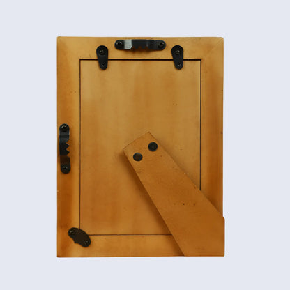 Brasselin Resin Inlay & Brass Crown Grey Picture Frame 4x6 & 5x7