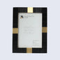 Resin Inlay Black & Gold Picture Frame For Desk & Wall-3 Sizes – Wholesale picture frames