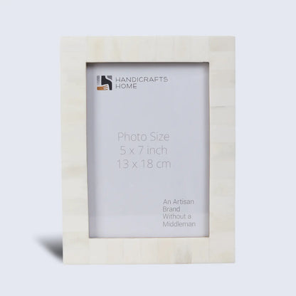 Bone Inlay 4x6 Photo Frame – Decorative Picture Frame for Wall & Desk Display – Wholesale picture frames