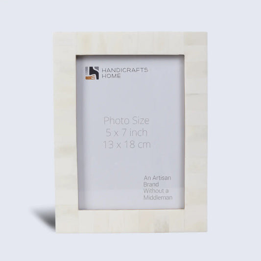 Bone Inlay 4x6 Photo Frame – Decorative Picture Frame for Wall & Desk Display – Wholesale picture frames