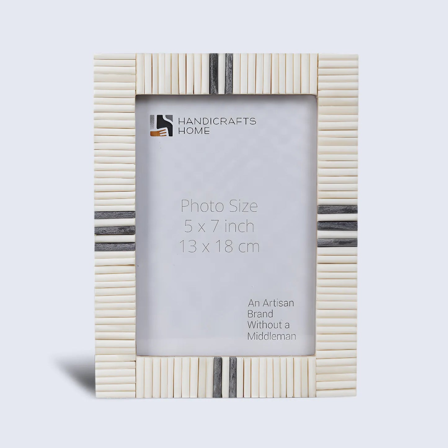 Grey & White Bone Inlay Picture Frame - 4x6 & 5x7 – Wholesale picture frames