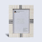 Grey & White Bone Inlay Picture Frame - 4x6 & 5x7 – Wholesale picture frames