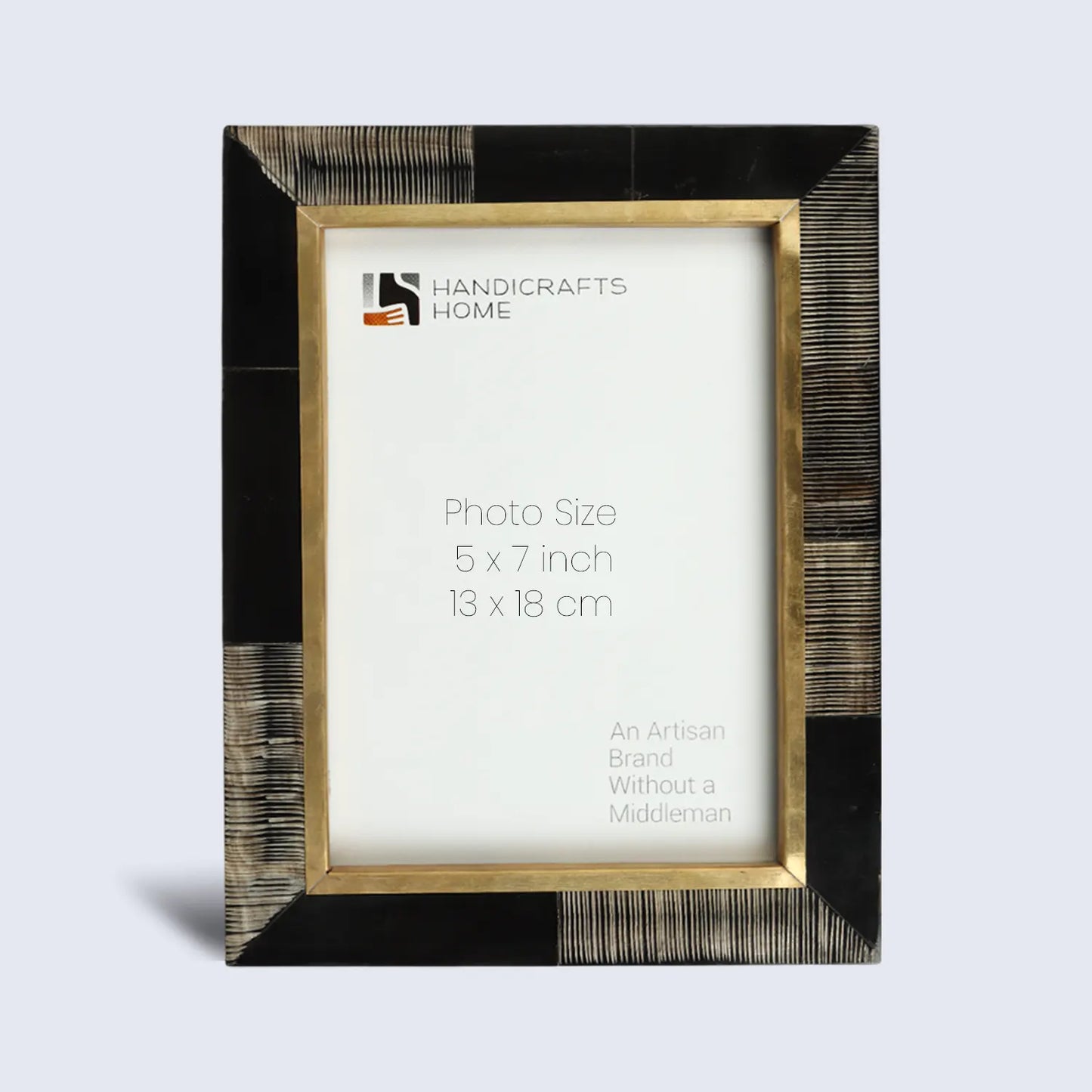 Horn Inlay Shagrin Picture Photo Frames Brown, 4x6 5x7 – Wholesale picture frames