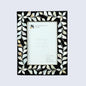 Alhambra Negra Mother of Pearl & Resin Inlay Picture Frame - 5x7