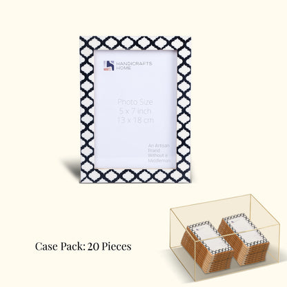 Decorative Picture Frames Casablanca Negra,5x7, Pack of 20