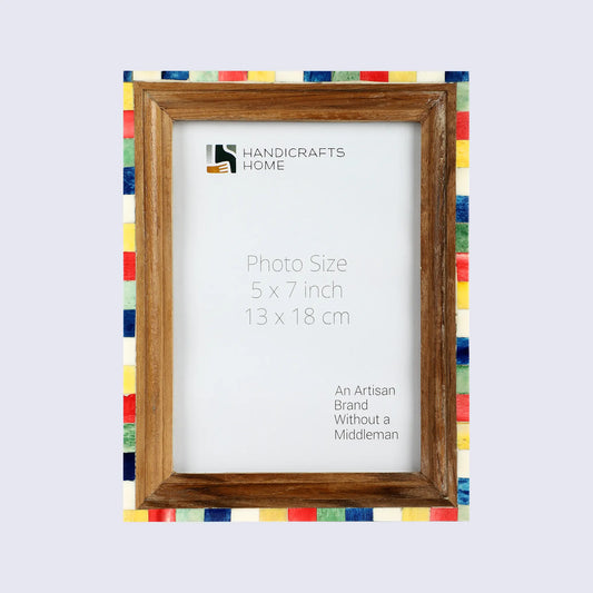 Picture Frames Fairground Circus Pattern Bone & Resin Inlay Collection in 2 Sizes – Wholesale picture frames