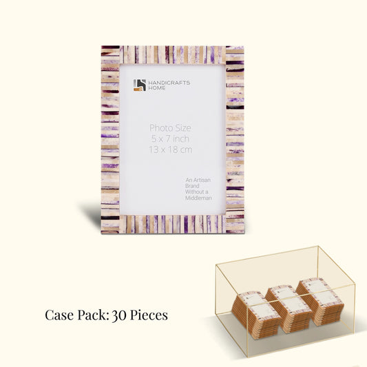 Decorative Picture Frames Pearlescent Barley, Pack of 30