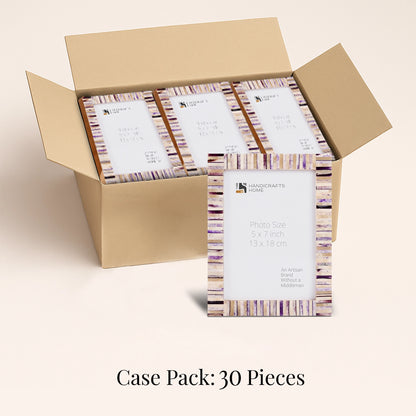 Decorative Picture Frames Pearlescent Barley, Pack of 30