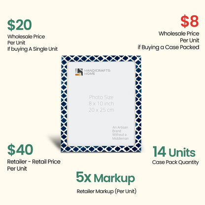 Decorative Picture Frames  Casablanca Medianoche, Pack of 14