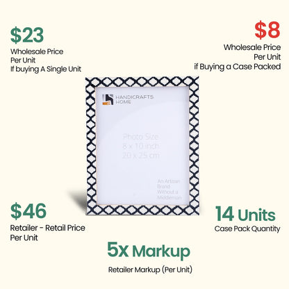 Decorative Picture Frames  Casablanca Negra , Pack of 14
