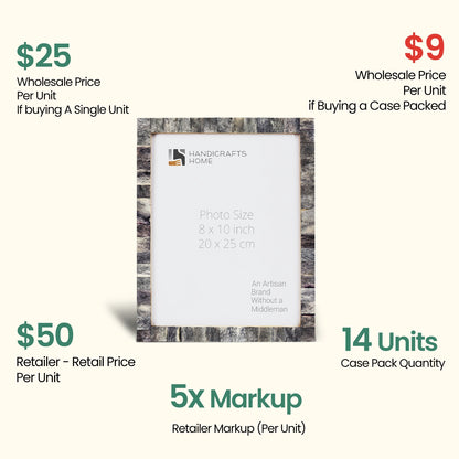 Decorative Picture Frames, Grey , Pack of 14