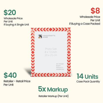 Decorative Picture Frames Lisbon Piri Piri , Pack of 14