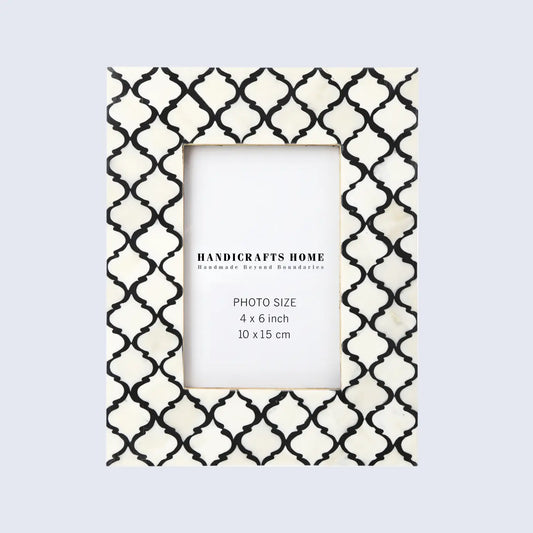 Picture Frames Moroccan Pattern Bone & Resin Inlay Collection in 5 Color Options | 1.75" Border Width – Wholesale picture frames
