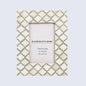 Picture Frames Moroccan Pattern Bone & Resin Inlay Collection in 2 Sizes, White & Grey – Wholesale picture frames