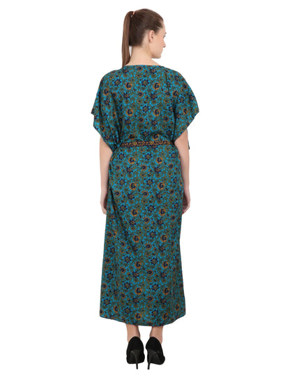 Ethnic Inspired Prints Women's Kaftan Dresses - One Size (P393)