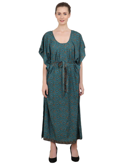 Ethnic Inspired Prints Women's Kaftan Dresses - One Size (P414)