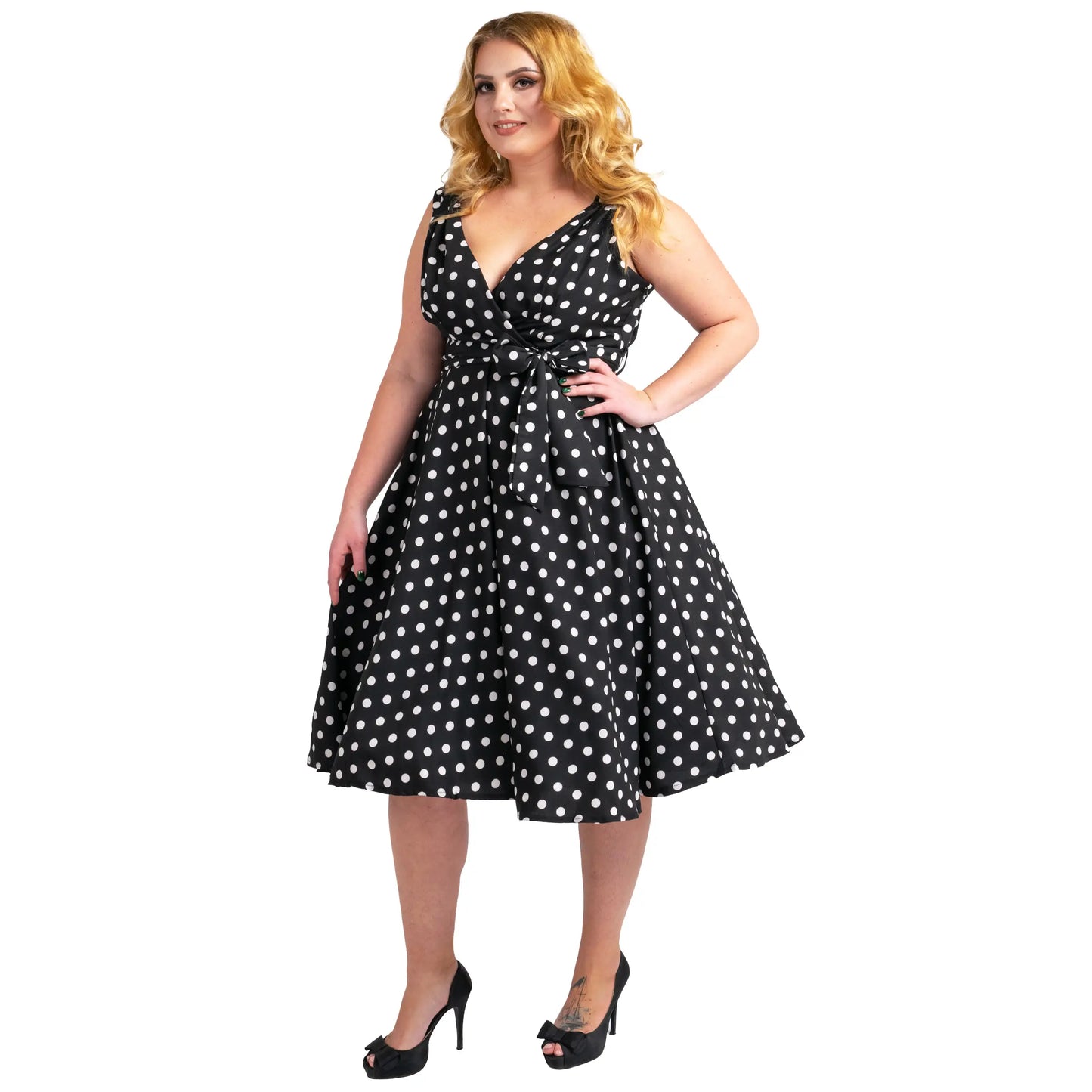 Dress 40s 50s Swing Vintage Rockabilly Ladies Retro Prom Party - Available in 4 Colors