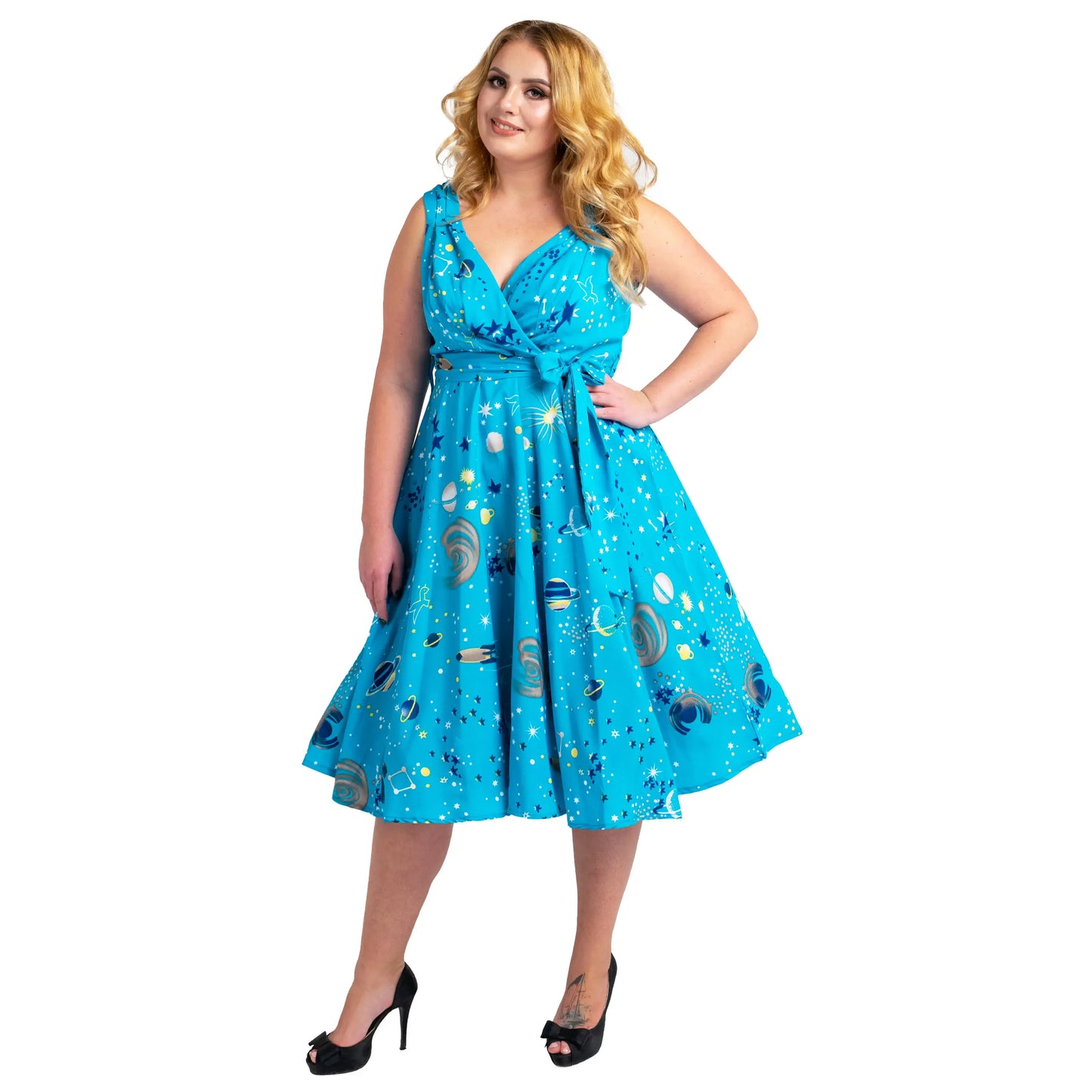 Women's Fashion Clothing Retro Galaxy Rockabilly Vintage Dresses - Available in 3 Colors