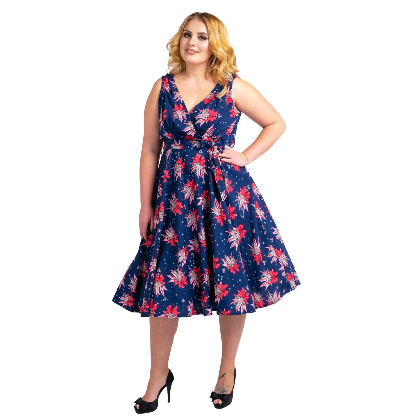 Women's Fashion Clothing Retro Butterfly Rockabilly Vintage Dresses - Available in 3 Colors