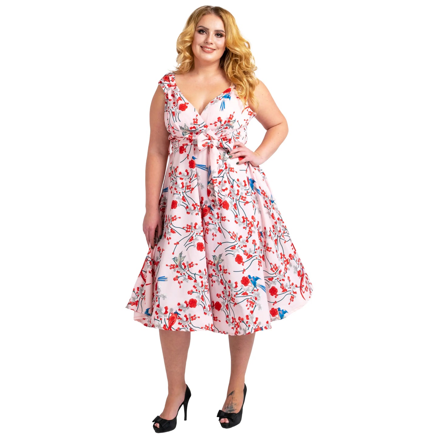 Women's Fashion Clothing Retro Bird Rockabilly Vintage Dresses - Available in 3 Colors