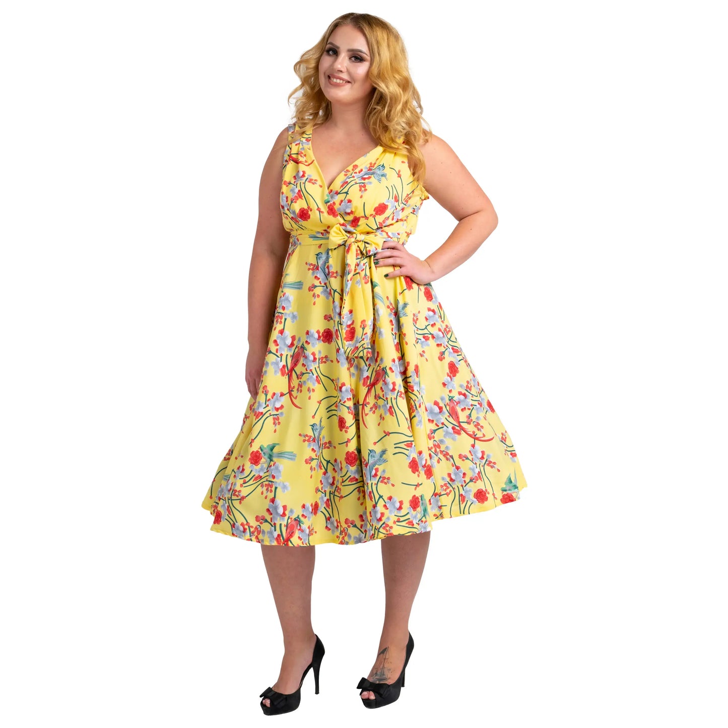 Women's Fashion Clothing Retro Bird Rockabilly Vintage Dresses - Available in 3 Colors