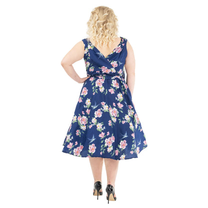 Women's Fashion Clothing Retro Floral Rockabilly Vintage Dresses - Available in 3 Colors