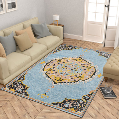 Premium Hand-Tufted Rug Made of 100% Wool  - Shivanka - 6x9 Feet