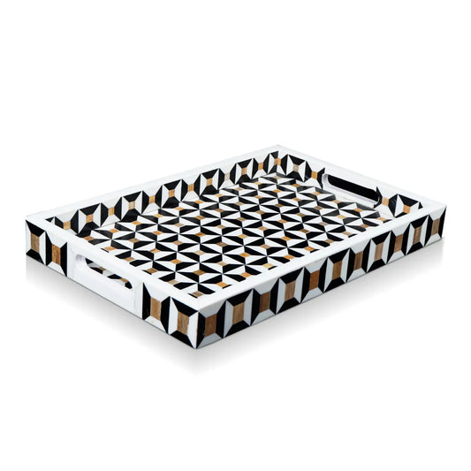 Decorative Tray Discovery Cypher Pattern - 11x17, 12x12