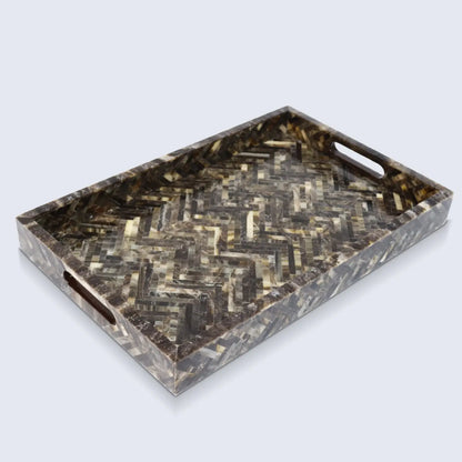 Decorative Tray Discovery Fantazia Brown - 11x17, 12x12