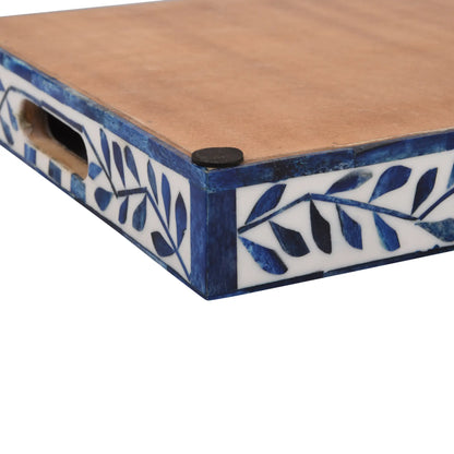 Decorative Tray Alhambra Azul Blue & White - 11x17, 12x12