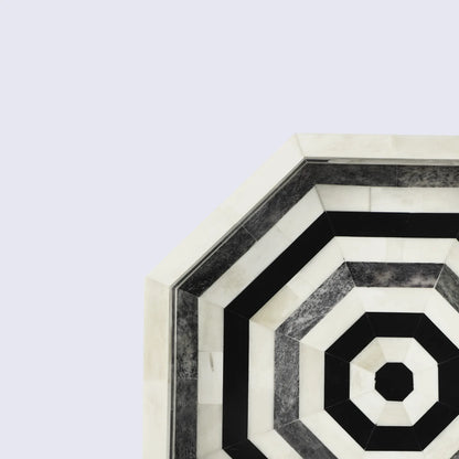 Decorative Tray Athens Dionysis Pattern Bone Inlay Collection in 12x12 inches