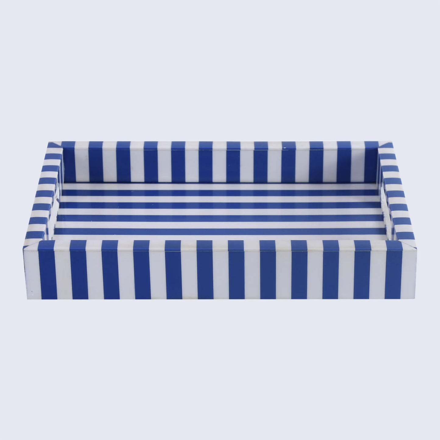 Decorative Trays Riviera Elance Pattern Wood & Resin Inlay Collection in 12x8