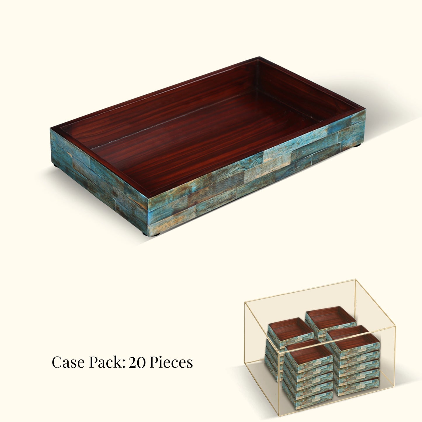 Decorative Trays, Pack of 20