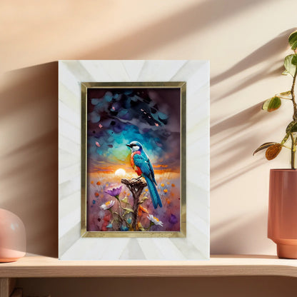 Picture Frames West Coast Monica Pattern Bone Inlay Collection in 2 Sizes – Wholesale picture frames